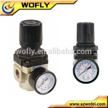 Low price 1/4" air pressure regulator with gauge